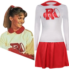 Laden Sie das Bild in den Galerie-Viewer, Grease: Rise of the Pink Ladies Rydell High Pinklady Cheerleader Uniform Cosplay Kostüm