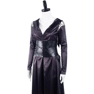 Harry Potter Bellatrix Lestrange Cosplay Kostüm Halloween Karneval Kleid