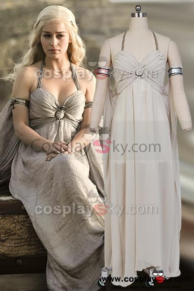 Game of Thrones Daenerys Targaryen khaleesi kostüm Kleid Cosplay Kostüm