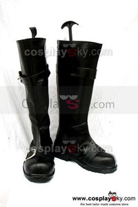 Gin Tama Sakata Gintoki Cosplay Stiefel Schuhe Schwarz