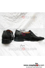 Laden Sie das Bild in den Galerie-Viewer, Gothic Männlich Pointed Schuhe Schwarz Maßgeschneiderte