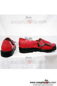 GuiltyGear Cosplay Schuhe Rot Maßgeschneiderte