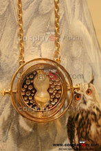 Laden Sie das Bild in den Galerie-Viewer, Harry Potter Hermione Granger Time Turner Rotating Hourglass Halskette Pendant Necklace Requisite