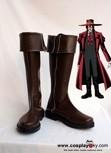 Hellsing Alucard Cosplay Stiefel Schuhe Maßgeschneiderte