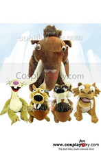 Laden Sie das Bild in den Galerie-Viewer, Ice Age Stuffed Plüsch Spielzeug Full Set