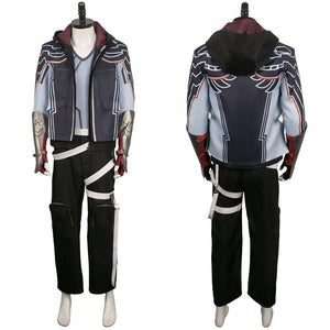 Jin Kazama Tekken Kostüm Set Jin Cosplay Outfits