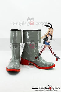 Kantai Collection Japanese Destroyer Shimakaze Cosplay Stiefel Schuhe Neu