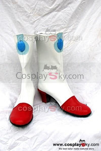 Macross 7 Mylene Jenius Cosplay Stiefel Weiß
