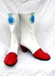 Macross 7 Mylene Jenius Cosplay Stiefel Weiß