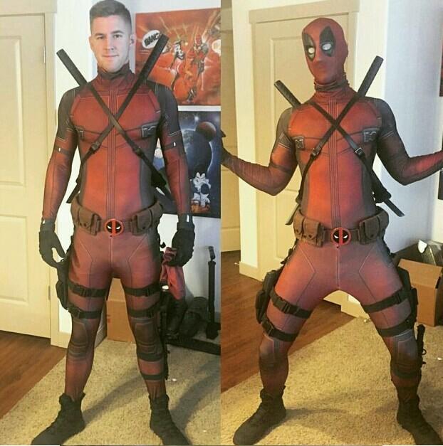 Marvel Comics Deadpool Cosplay Kostüm Version B