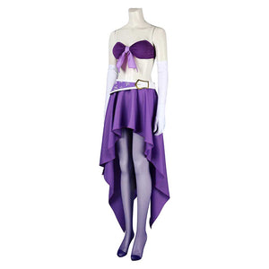 Nico Robin One Piece lila Kostüm Set Cosplay Outfits