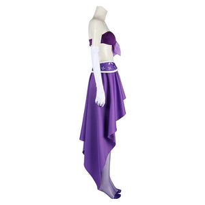 Nico Robin One Piece lila Kostüm Set Cosplay Outfits