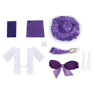 Nico Robin One Piece lila Kostüm Set Cosplay Outfits