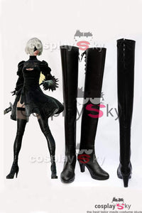 NieR/ Nier: Automata 2B Boots Cosplay Schuhe