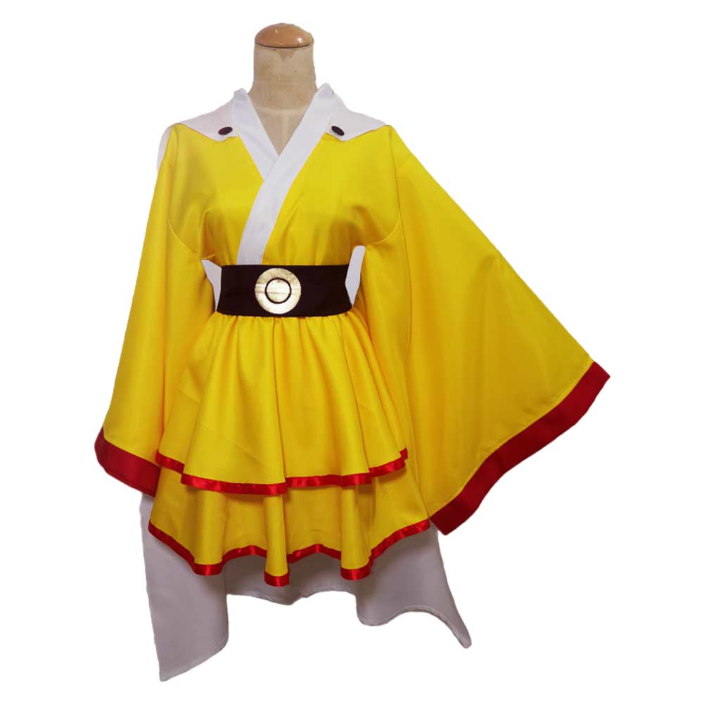 ONE PUNCH MAN Saitama Crossplay Lolita Kleid Halloween Karneval Outfits