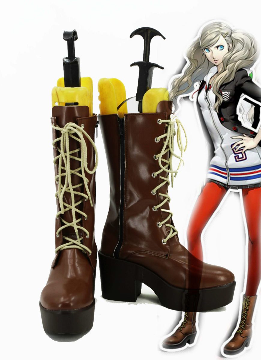 Persona 5 Anne Ann Takamaki Stiefel Cosplay Schuhe