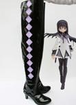 Puella Magi Madoka Magica Akemi Homura Cosplay Schuhe Stiefel