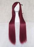 Puella Magi Madoka Magica Sakura Kyoko Cosplay Perücke Wine Rot 90cm
