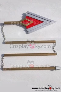 Puella Magi Madoka Magica Sakura Kyouko Cosplay Lance PVC
