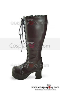 Punk & Gothic Coffee Stiefel Schuhe 7.5cm Maßgeschneiderte