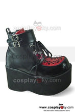 Laden Sie das Bild in den Galerie-Viewer, Punk &amp; Gothic heavy bottom Stiefel Schuhe 8cm Hochhackige
