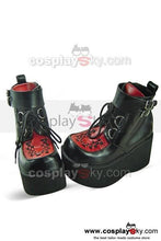 Laden Sie das Bild in den Galerie-Viewer, Punk &amp; Gothic heavy bottom Stiefel Schuhe 8cm Hochhackige