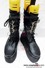Laden Sie das Bild in den Galerie-Viewer, Punk heavy-bottomed Schwarz Schnalle Stiefel Maßgeschneiderte Cosplay Schue