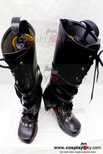 Laden Sie das Bild in den Galerie-Viewer, Punk Queen Schwarz Stiefel Schuhe Hochhackige Maßgeschneiderte Cosplay