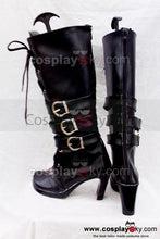 Laden Sie das Bild in den Galerie-Viewer, Punk Queen Schwarz Stiefel Schuhe Hochhackige Maßgeschneiderte Cosplay