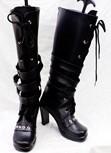 Punk Queen Schwarz Stiefel Schuhe Hochhackige Maßgeschneiderte Cosplay