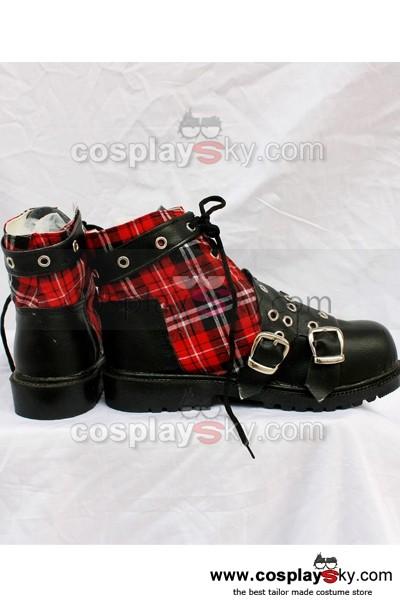 Punk Rot Plaid Klassischen Stiefel B Version Maßgeschneiderte