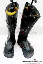 Laden Sie das Bild in den Galerie-Viewer, Punk Rock high-heeled heavy-bottomed Schwarz Stiefel