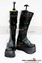 Laden Sie das Bild in den Galerie-Viewer, Punk Rock high-heeled heavy-bottomed Schwarz Stiefel