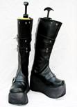 Punk Rock high-heeled heavy-bottomed Schwarz Stiefel