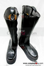 Laden Sie das Bild in den Galerie-Viewer, Punk Rock Simple Schwarz Flat Stiefel Maßgeschneiderte