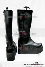 Laden Sie das Bild in den Galerie-Viewer, Punk Rock Simple Schwarz Flat Stiefel Maßgeschneiderte