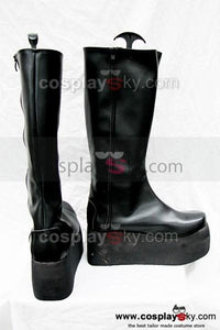 Punk Rock Simple Schwarz Flat Stiefel Maßgeschneiderte