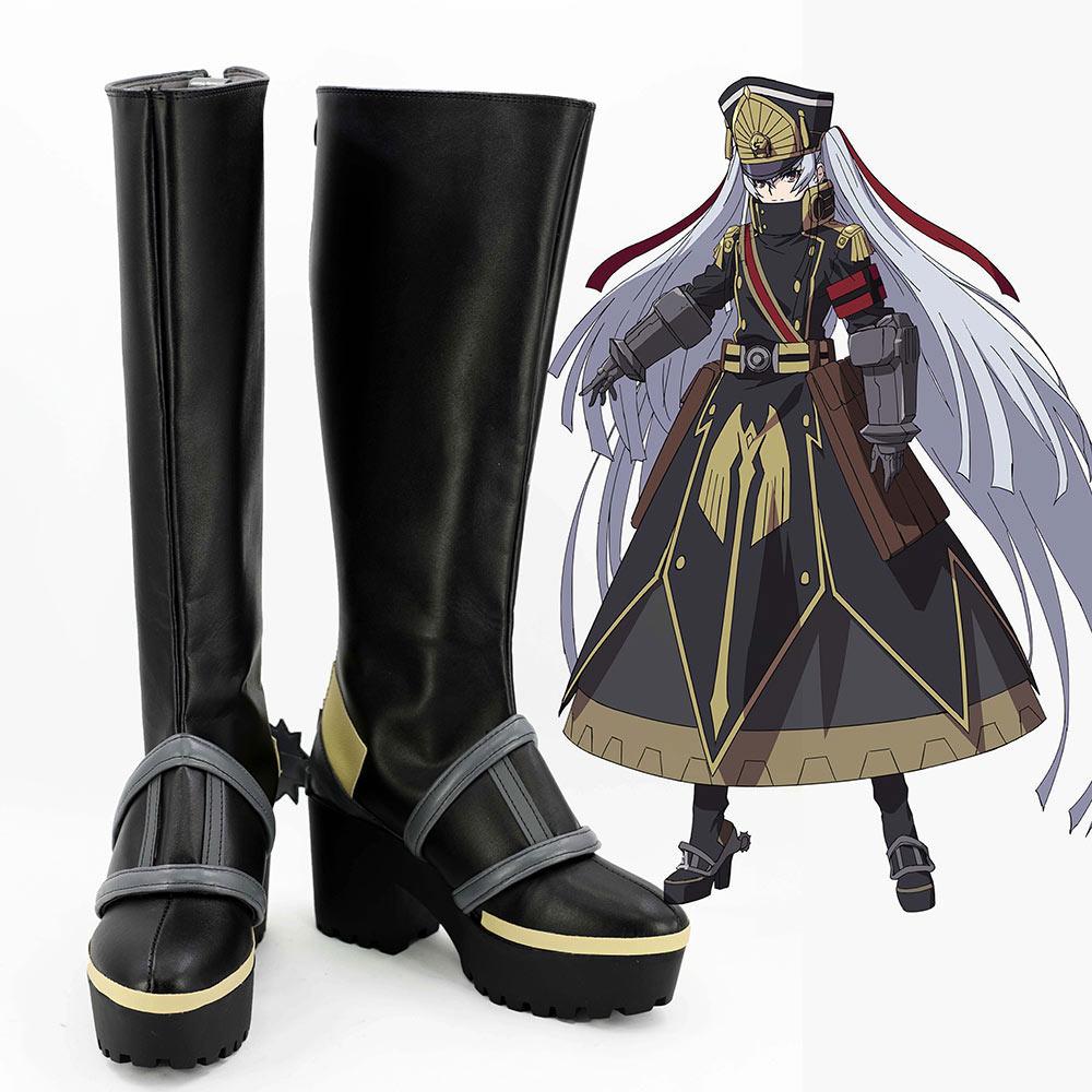 Re:Creators Gunpuku no Himegimi Stiefel Cosplay Schuhe