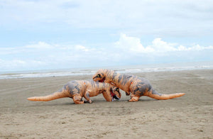 Aufblasbare Dinosaurier Kostüm Erwachsene T-Rex Jurassic Welt Cosplay Kostüm