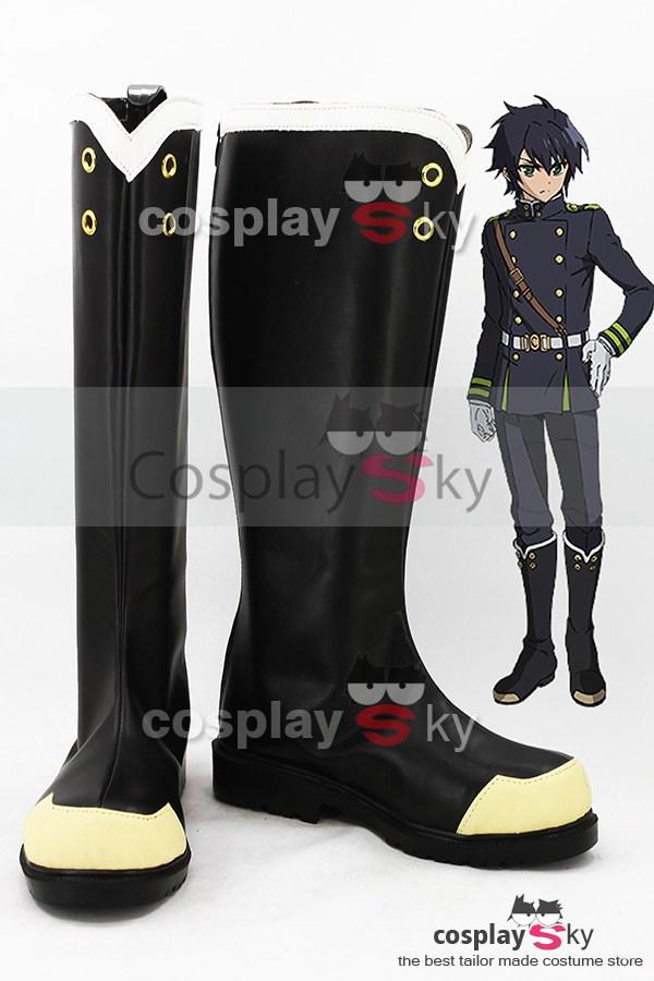 Yūichirō Hyakuya / Shinoa Hīragi Seraph of the End Stiefel Cosplay Schuhe