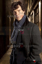 Laden Sie das Bild in den Galerie-Viewer, Sherlock Holmes Navy Blau Wolle Halstuch
