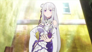 Re Zero Life in a Different World from Zero kara Hajimeru Isekai Seikatsu Emilia Outfit Cosplay Kostüm