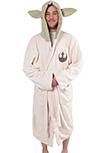 Star Wars Yoda Jedi Ears Fleece Bathrobe Hooded Robe Kostuem Erwachsene Größe