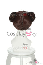 Laden Sie das Bild in den Galerie-Viewer, Star Wars Prinzessin Leia Cosplay Perücke