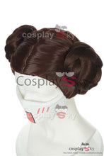 Laden Sie das Bild in den Galerie-Viewer, Star Wars Prinzessin Leia Cosplay Perücke