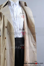 Laden Sie das Bild in den Galerie-Viewer, Supernatural Castiel Twill Trenchcoat Kostüm