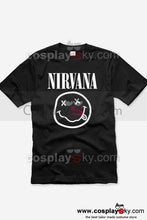 Laden Sie das Bild in den Galerie-Viewer, NIRVANA Smile face Nevermind Kurt Cobain CD Album Schwarz T Shirt