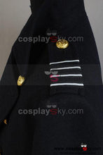 Laden Sie das Bild in den Galerie-Viewer, Torchwood Doktor Kapitän Jack Harkness Wollen Trenchcoat Lang Mantel Dunkelblaue Version